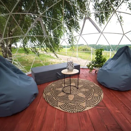 Jura Glamp Luksusowe Całoroczne Na Wyłączność Kopuły Igloo Taras Ogród Casa de Férias